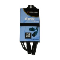 AC-DMX3/1,5 3 p. XLRm/3 p. XLRf 1,5m DMX